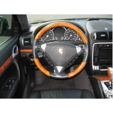 Porsche 955 Steering Wheel Olive Wood Blk 95534780461RR