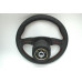 Porsche 930 S Sports Steering Wheel Black Leather Red Stitching