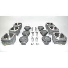 Porsche 964 RS 3.8 102mm Pistons Cylinders MAHLE Bore In