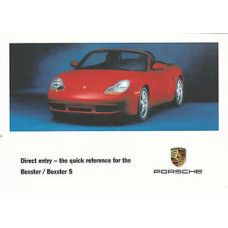 Porsche 986 Boxster, Boxster S Quick Reference WKD98692101