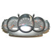 Porsche 996 GT2 Instrument Cluster 9966412130270C SS 9966412130570C 3843 miles