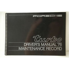 Porsche Owners Manual 930 Turbo Carrera 1976 WKD467020 NOS