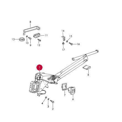 Evan-Fischer Power Window Regulator With Motor - Rear Passenger Side For BMW 3 Series (1999-2005) - View #3
