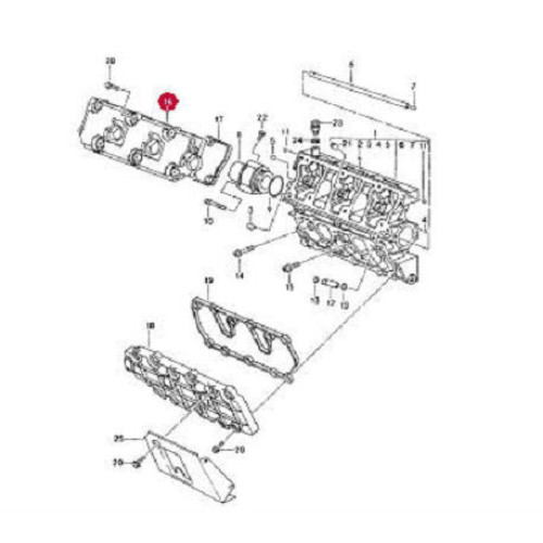 Porsche 993 Upper Valve Covers 99310511505