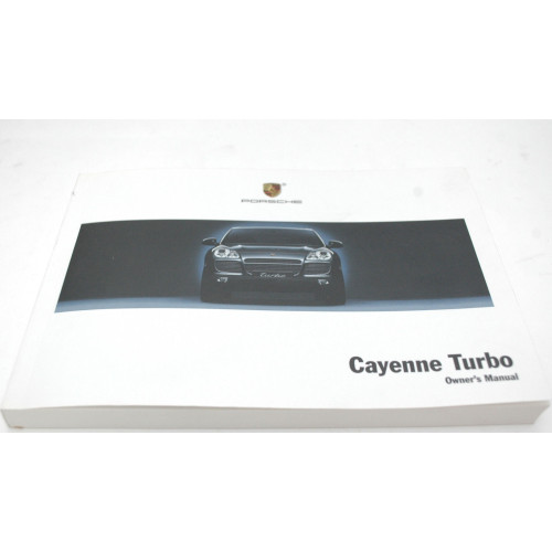 Porsche Cayenne Owners Manual Turbo WKD94842104