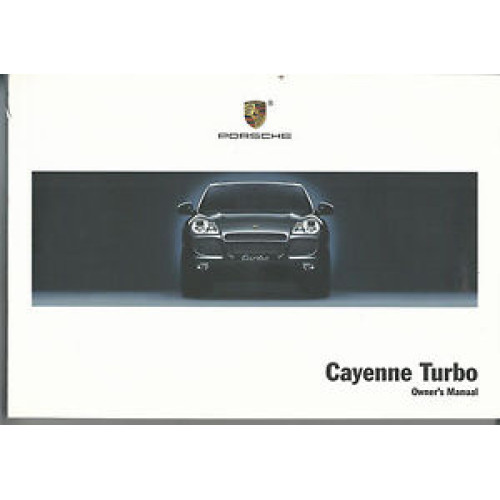 Porsche Cayenne Owners Manual Turbo WKD94842104