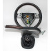 Porsche 987 Steering Wheel Hand Brake 5 Speed Shifter Macassar Wood Black